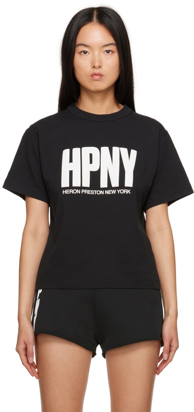 Photo: Heron Preston Black 'HPNY' T-Shirt