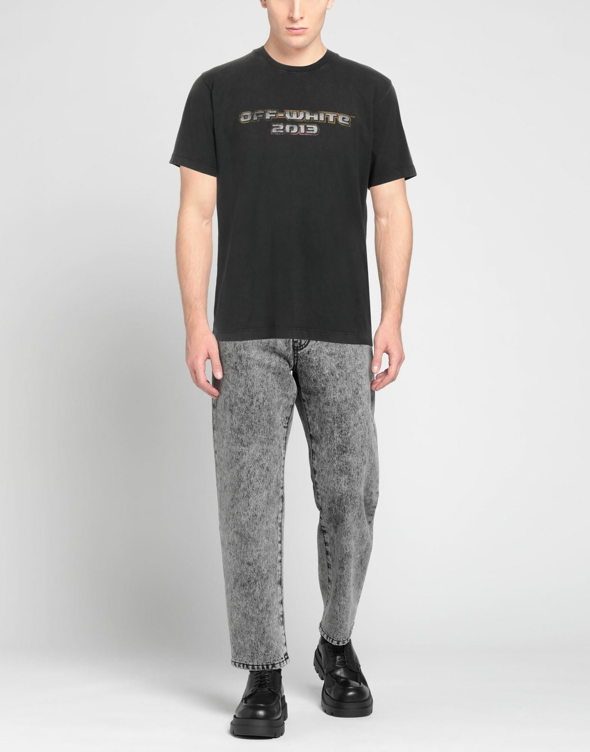 Off-white Mens T-shirt in Grey