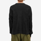 Deva States Men's Cobweb Knit Cardigan in Black