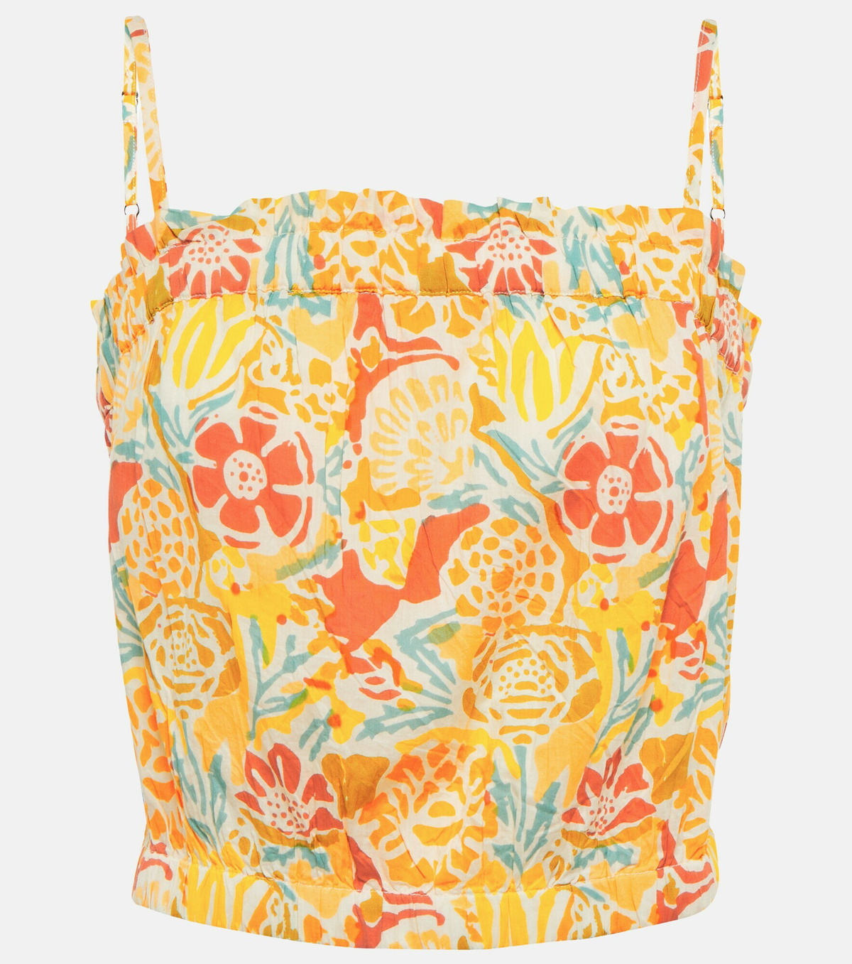 Velvet - Floral cotton top