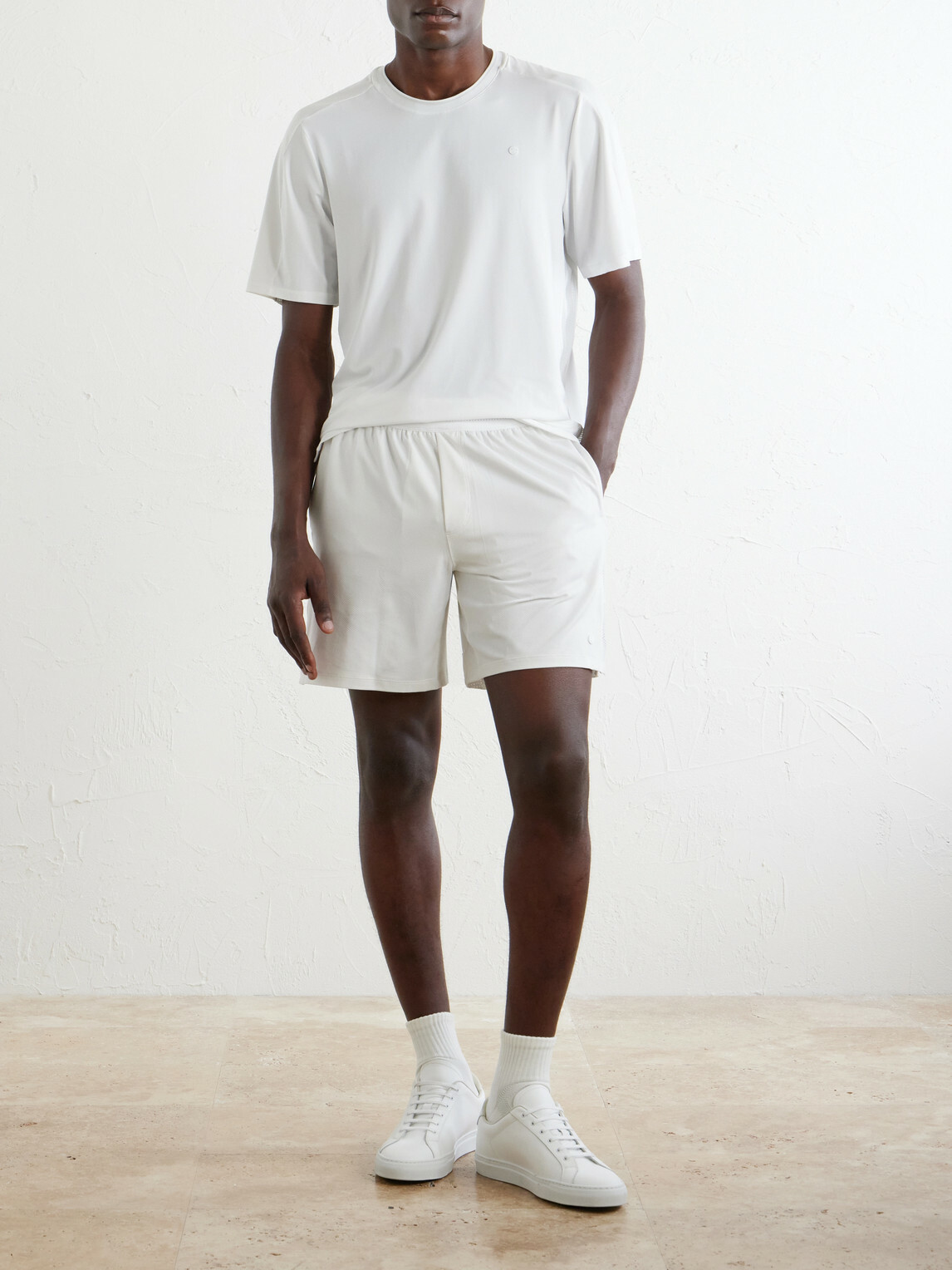 Lululemon - Mesh-Trimmed Jersey Tennis Shirt - White