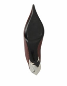 Mugler Womens Mules & Clogs in Brown