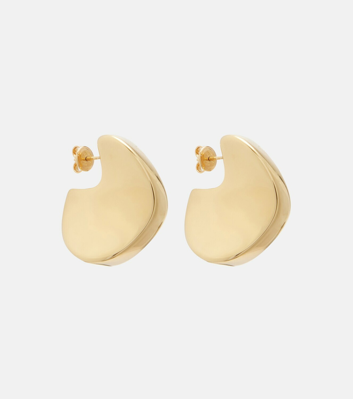 Bottega Veneta 18kt gold-plated sterling silver earrings