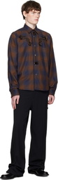 Toga Virilis Black Viscose Twill Trousers