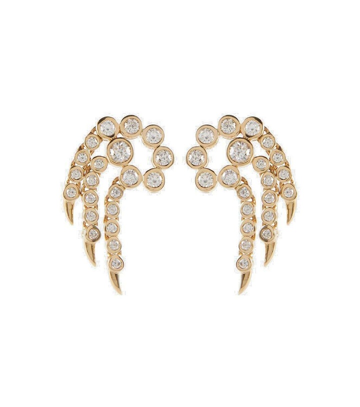 Photo: Ondyn Sparkler Small 14kt gold earrings with diamonds