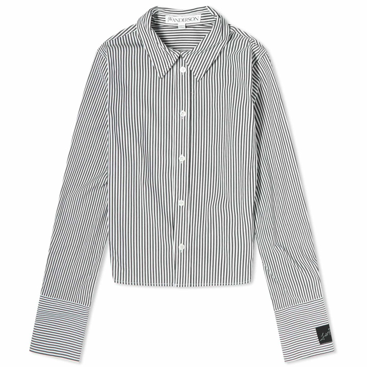 Photo: JW Anderson Women's Shrunken Shirt in Charcoal/White