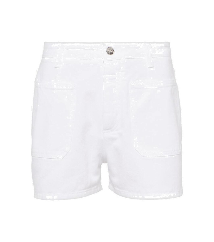 Photo: Dolce&Gabbana High-rise denim shorts