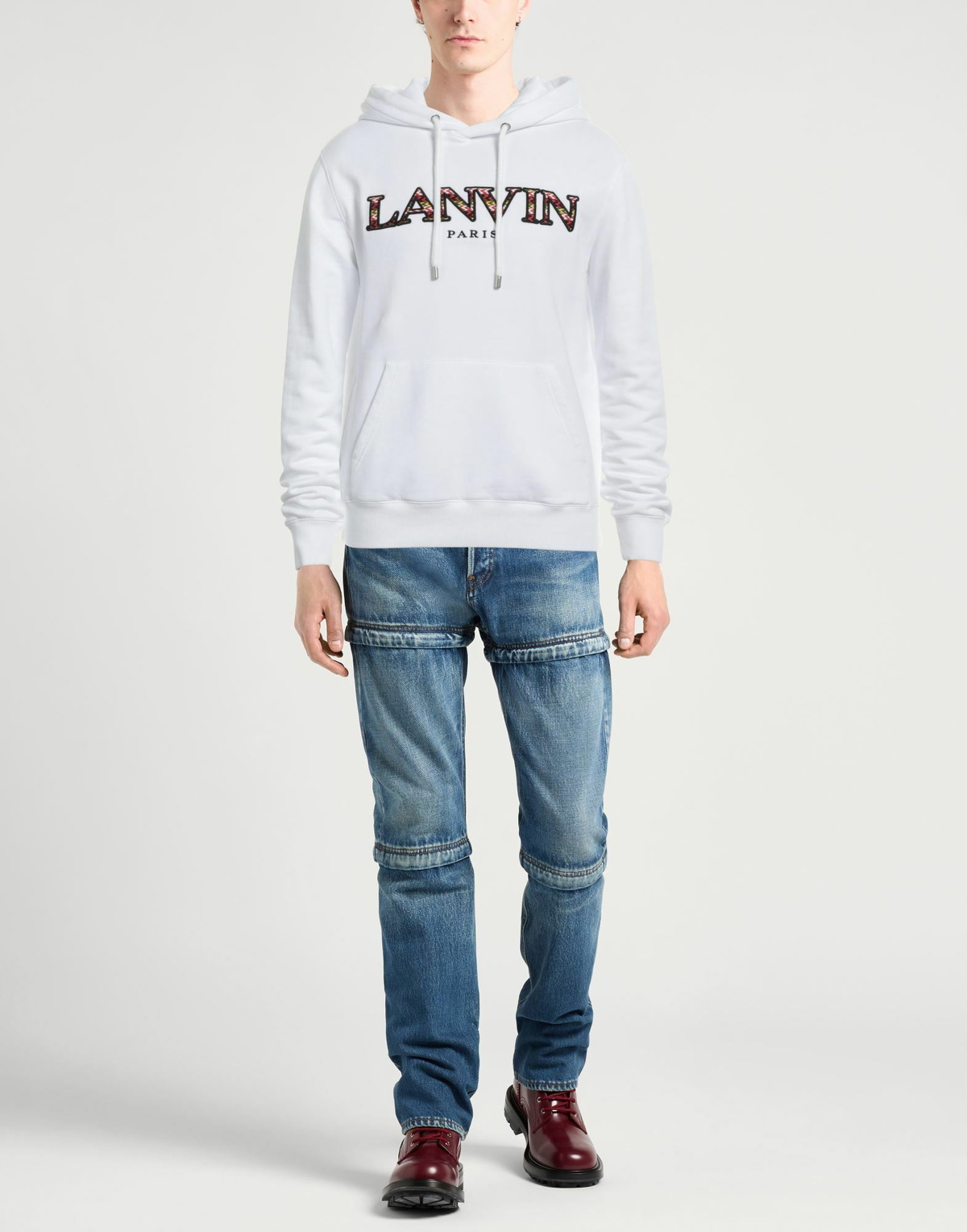 Lanvin Mens Sweatshirt in White