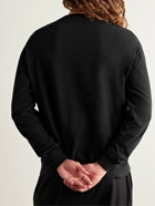 Auralee - Cotton-Jersey T-Shirt - Black