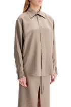 Filippa K Satin Ruffled Shirt