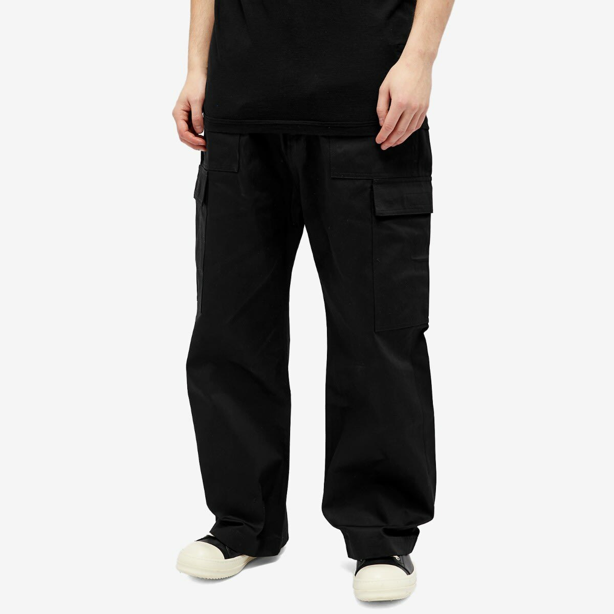 Rick Owens DRKSHDW Men's Cargo Pants in Black Rick Owens Drkshdw