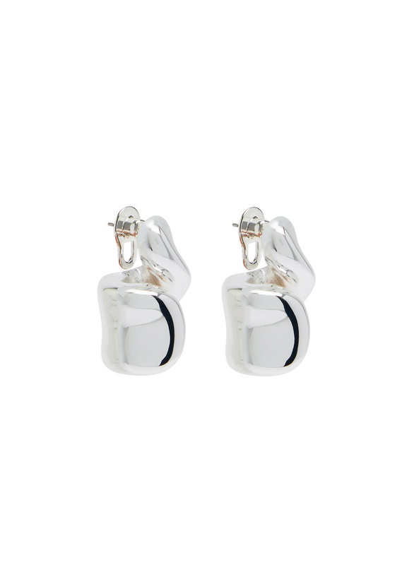 Photo: Jenny Bird Estelle Drop Earrings - Silver - One Size