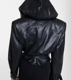 Alexandre Vauthier Cropped leather jacket