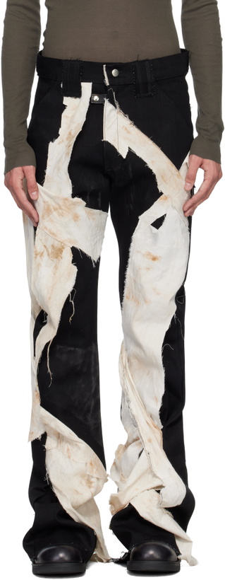 Photo: Swampgod Black Cutout Trousers