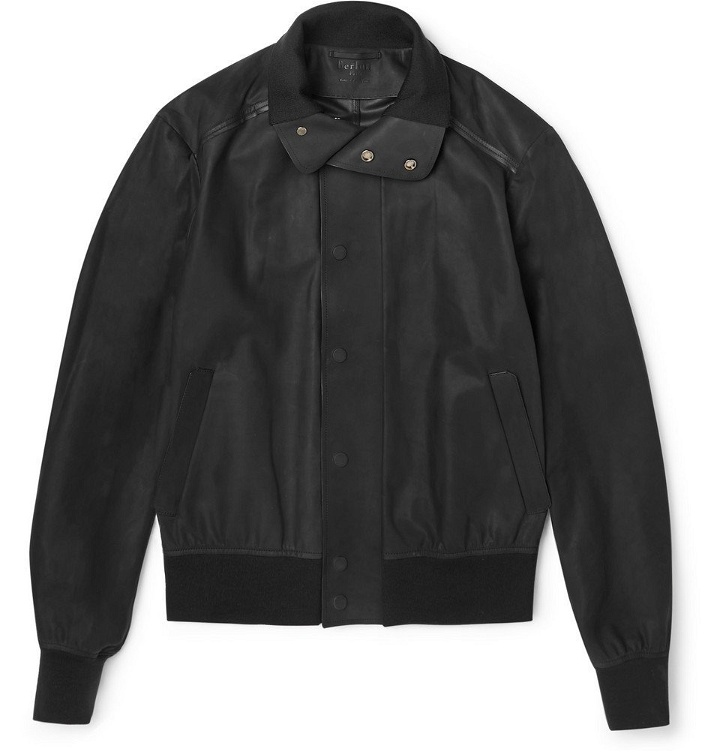 Photo: Berluti - Nubuck Leather Jacket - Men - Gray