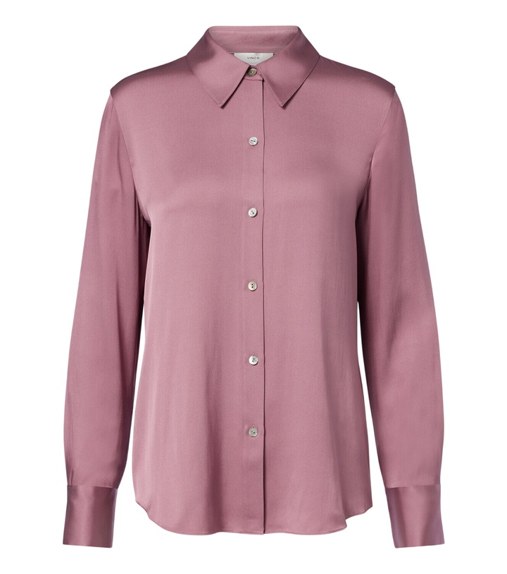 Photo: Vince Silk-blend shirt