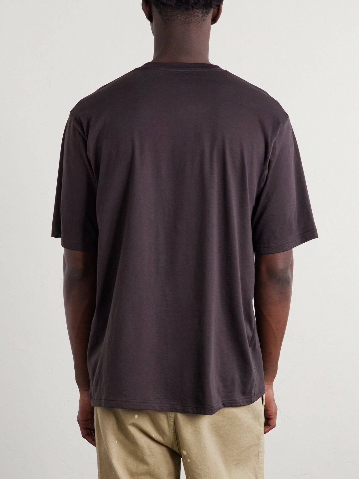 ssstein - Suvin Cotton-Jersey T-Shirt - Brown