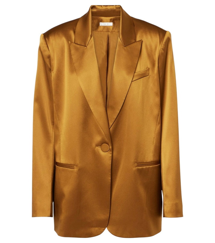 Photo: The Sei Oversized silk satin blazer