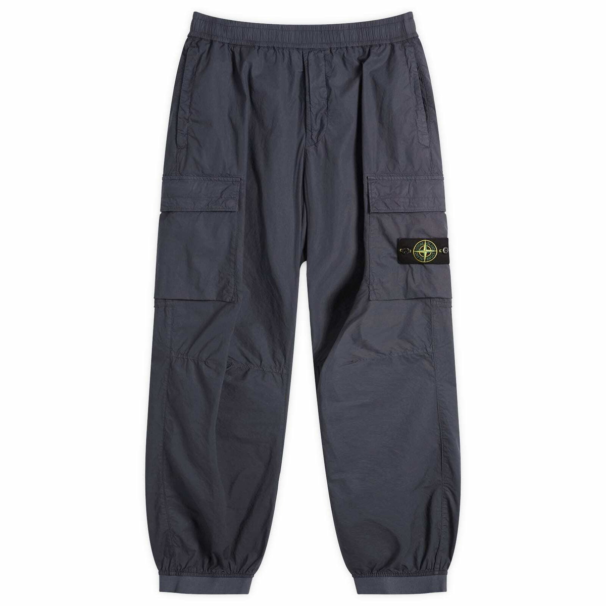 Stone Island Men's Tela Paracadute Cargo Trousers in Navy Blue
