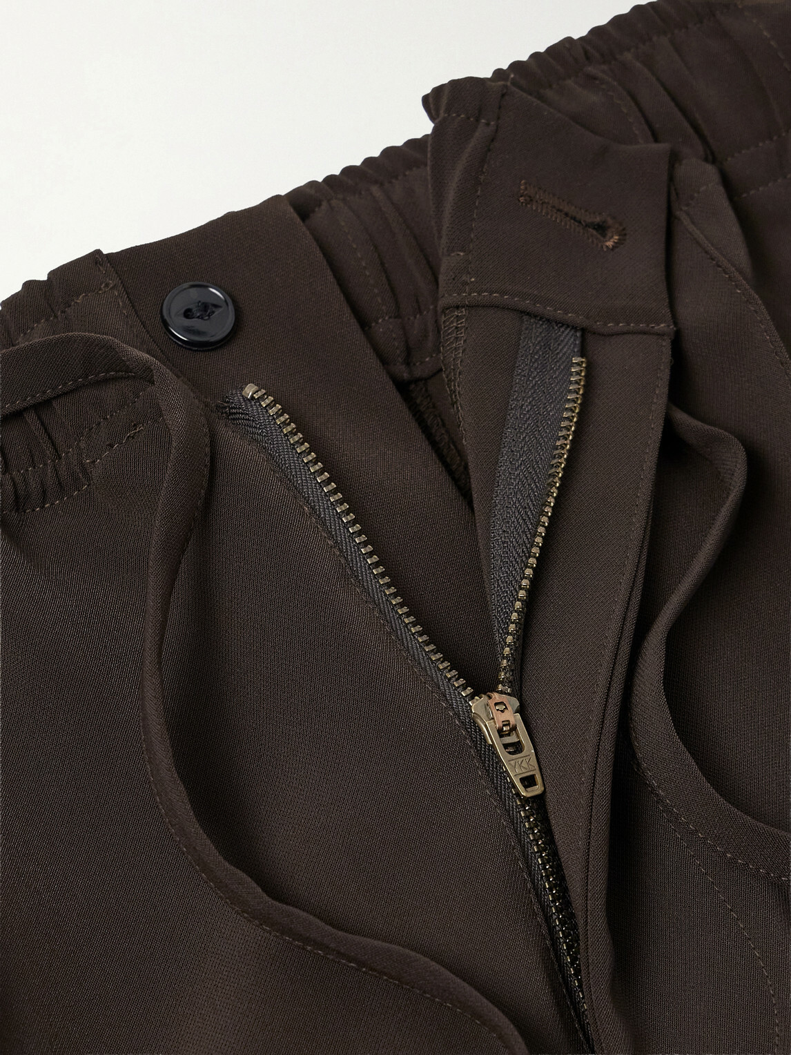 Needles - Piping Cowboy Straight-Leg Embroidered Woven Trousers - Brown