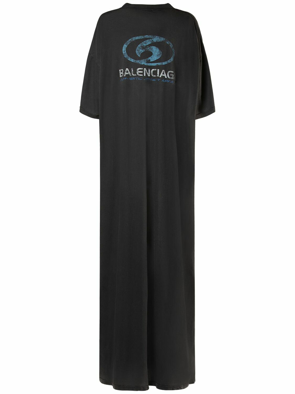 balenciaga dress shirt t shirt Luxury Embroidered Hybrid T-Shirt Dress (Women)