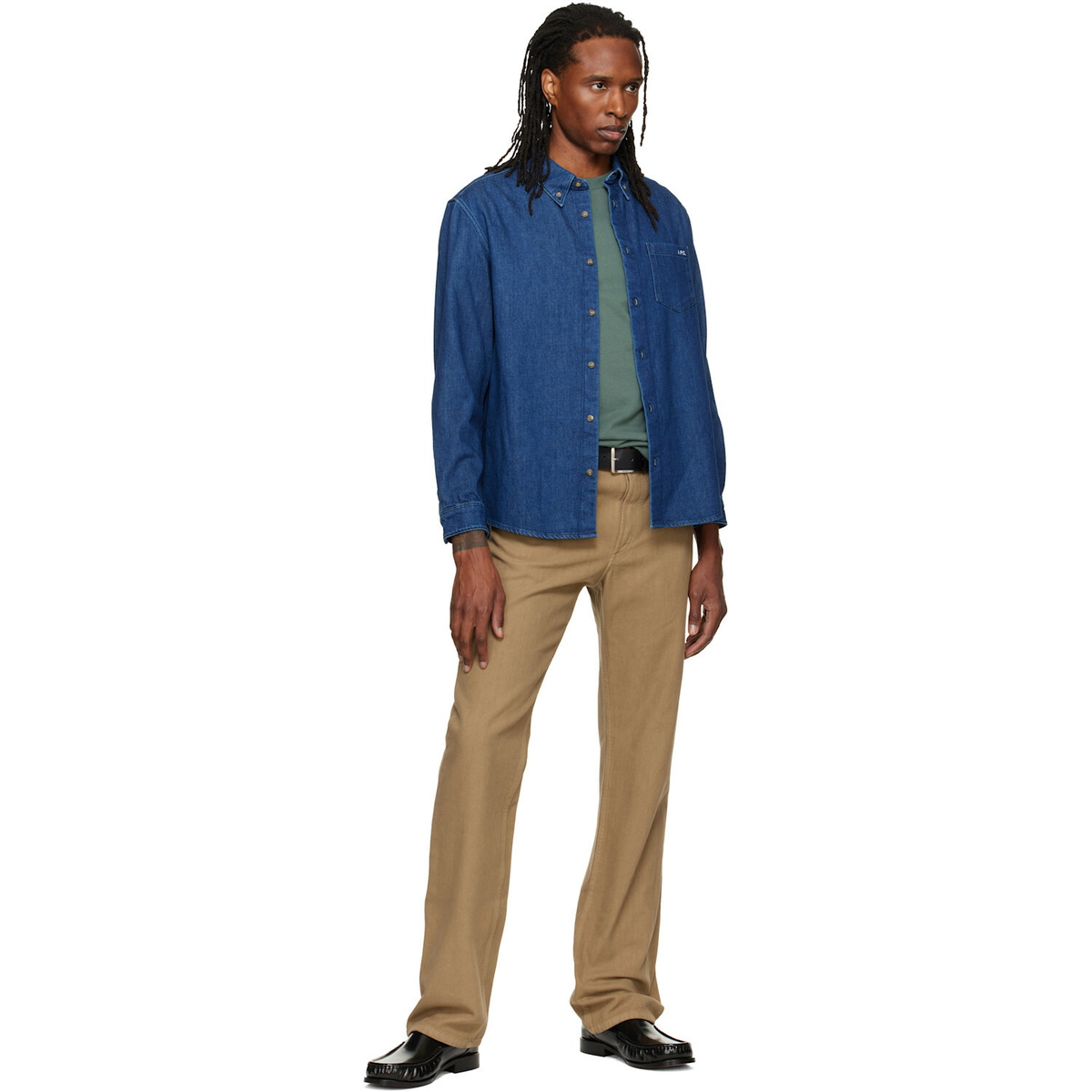 A.P.C. Beige Rescue Jeans