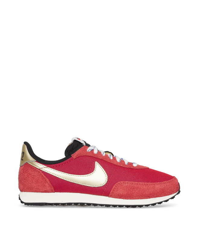 Photo: Nike Waffle Trainer 2 Sd Sneakers Gym Red/Mtlc Gold