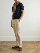 Rubinacci - Positano Cotton Polo Shirt - Blue