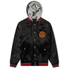 Gucci Hood Insert Logo Varsity Jacket