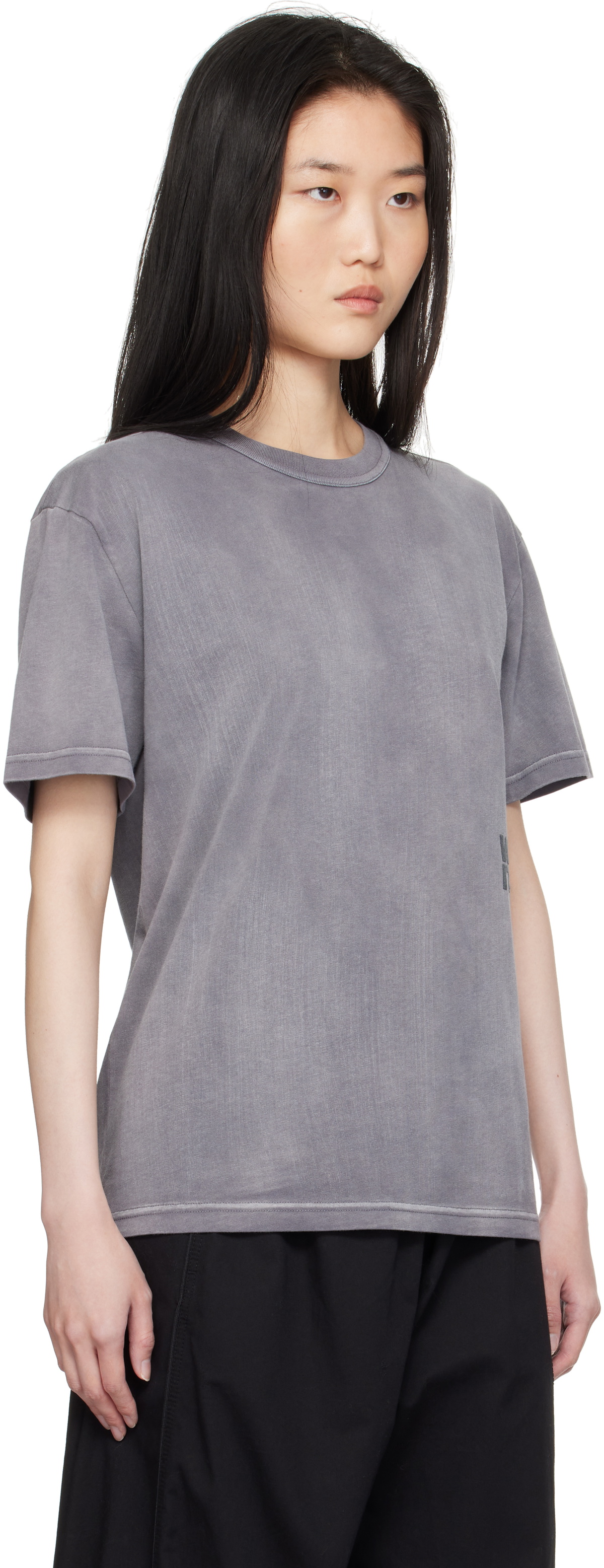 alexanderwang.t Gray Puff Logo T-shirt