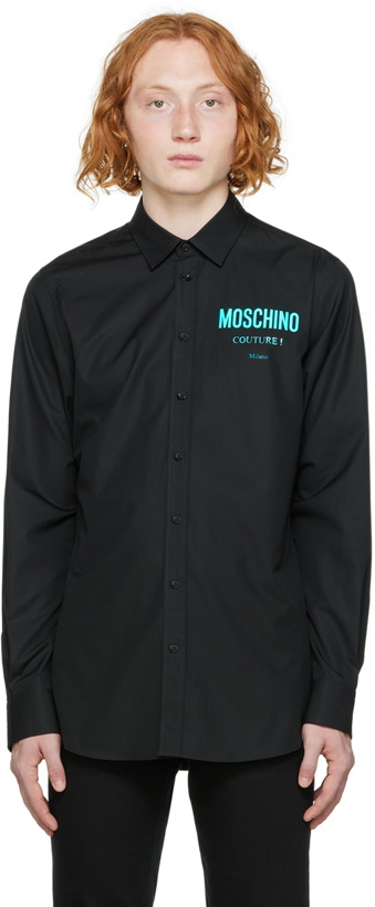 Photo: Moschino Black Bonded Shirt