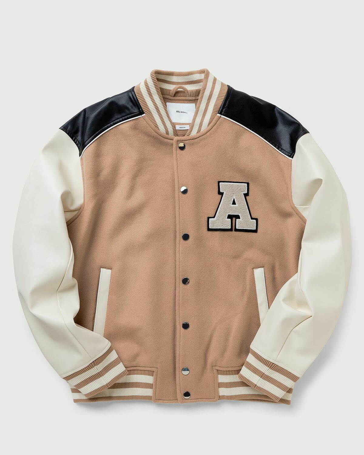 Axel Arigato Ivy Varsity Jacket Beige - Mens - College Jackets Axel Arigato