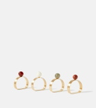 Natalia Criado Set of 4 gold-plated decorative objects