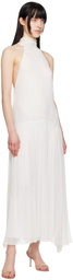 BEC + BRIDGE White Inka High Neck Maxi Dress