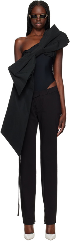 Photo: VAQUERA Black Bow Bodysuit