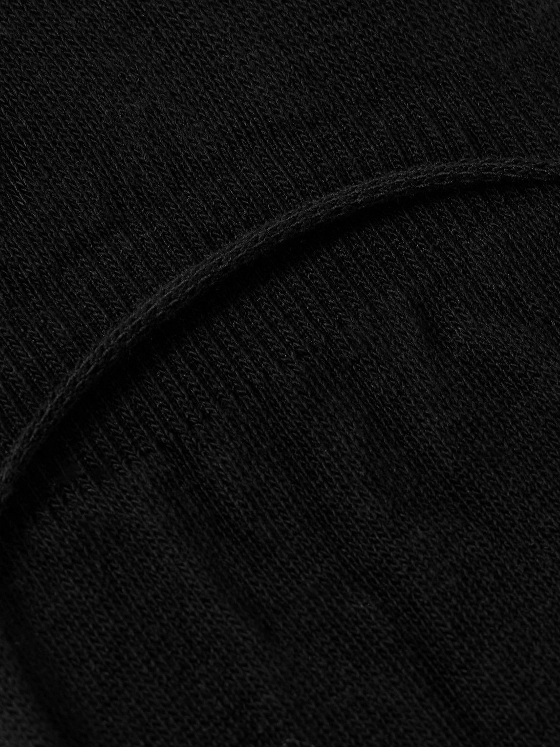 Falke - Step Casual Five-Pack No-Show Cotton-Blend Socks - Black