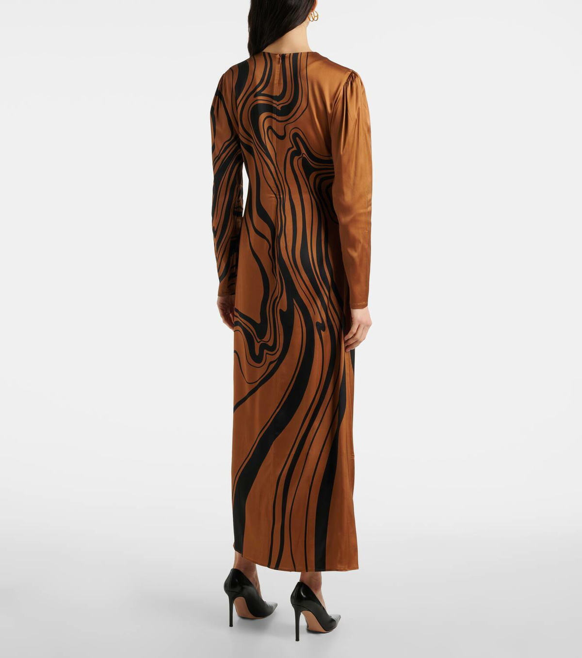knee length dresses for ladies Wrapped in Rapture Maxi Dress (Final Sale)  ModCloth