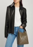 Victoria Beckham Victoria Leather Bucket bag - Khaki - One Size