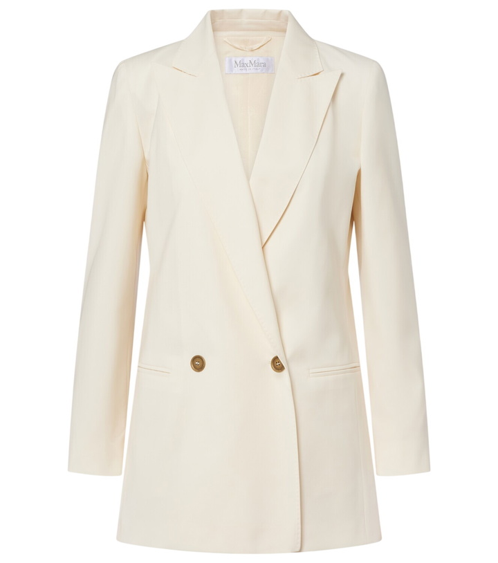Photo: Max Mara Double-breasted virgin wool blazer