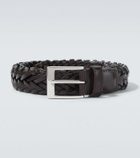 Lardini Braided leather belt