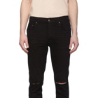 Amiri Black Slash Jeans