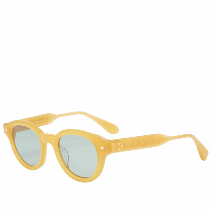 Photo: Lunetterie Générale The Gift of Mortality Sunglasses in Honey Crystal/Gold 