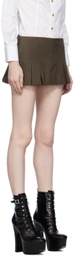 Sinéad O’Dwyer Brown Pleated Skort