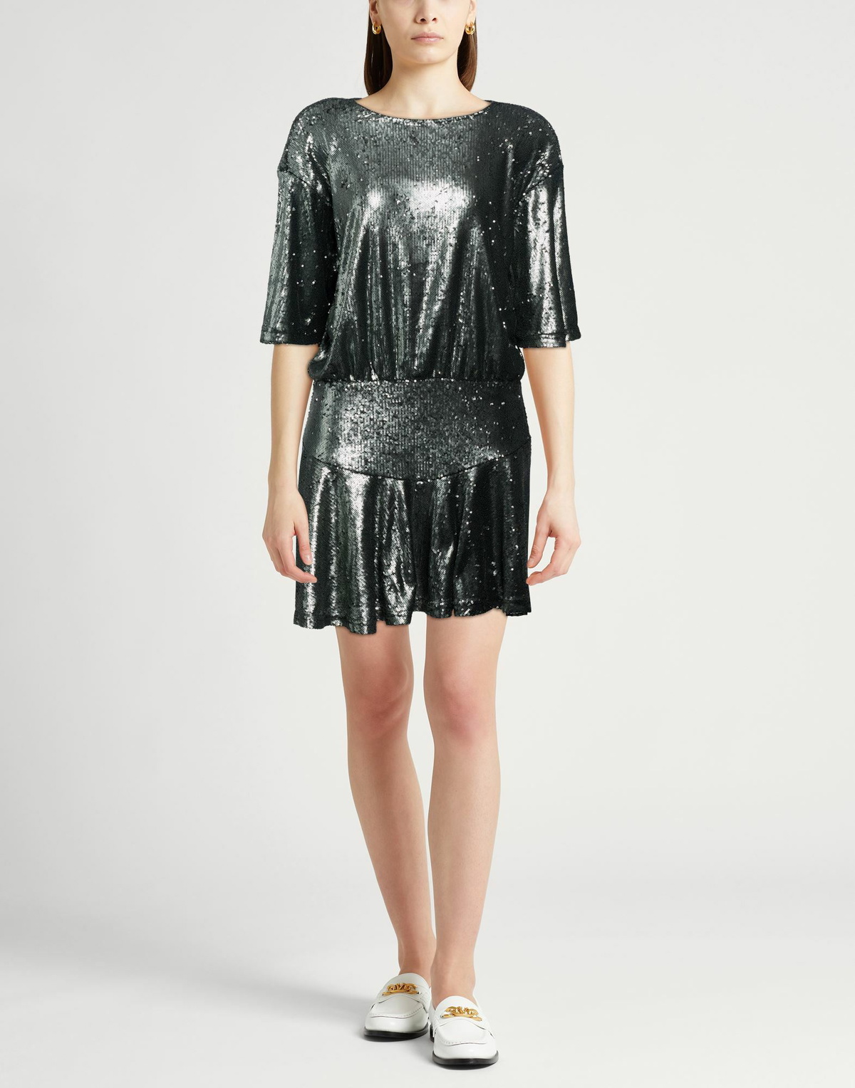 Free People Womens Mini dress Charcoal