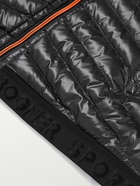 Bogner - Kirian Logo-Embossed Shell-Panelled Quilted Down Stretch-Jersey Ski Jacket - Black