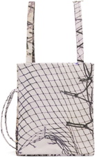 Serapis Purple Printed Tote
