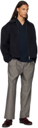 Róhe Navy Double-Faced Wool Jacket