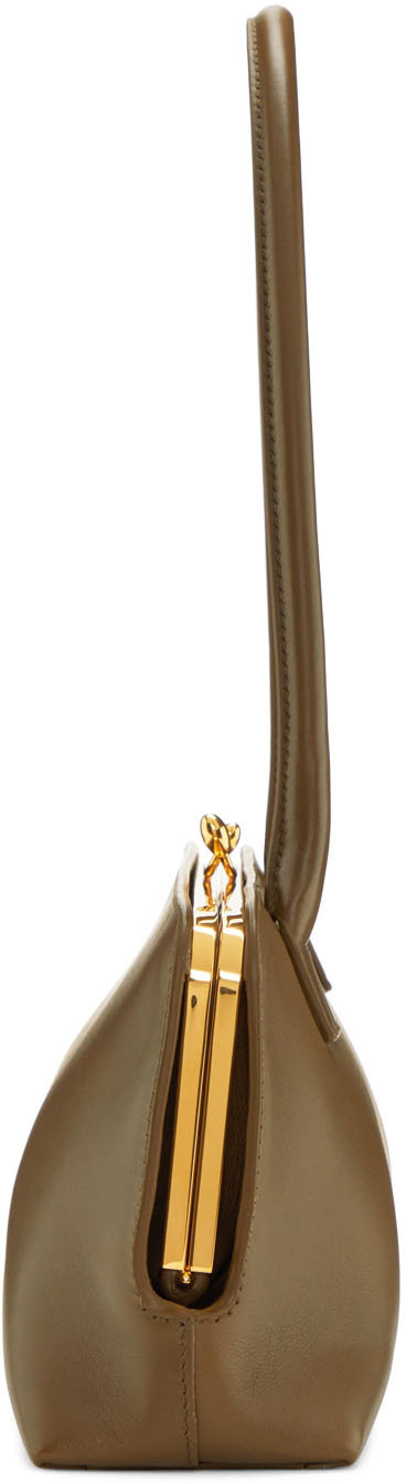 Jil Sander Khaki Small Goji Frame Bag Jil Sander