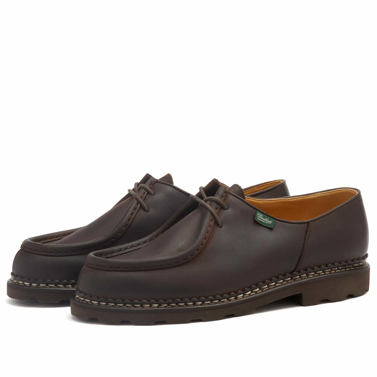 Chaussures Paraboot Michael En Cuir Nubuck Marron Taille 37 - Super état, Style Loafer