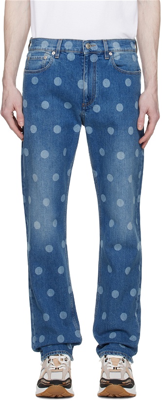 Photo: Burberry Blue Polka Dot Jeans